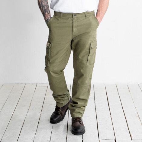 Pantalon cargo STIER Multipocket essential bci coton 38/34 olive