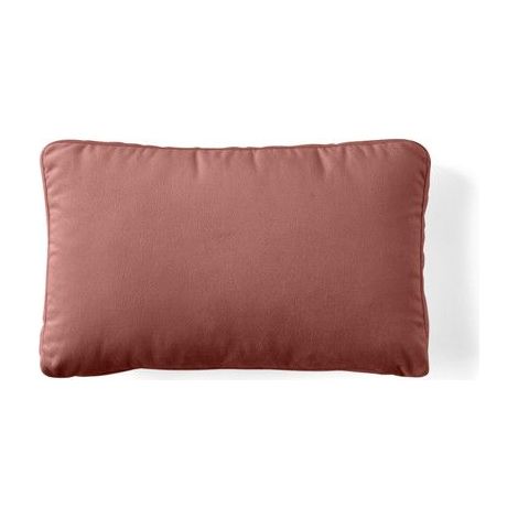 - coussin - en velours - 30x50 cm - Rose (1/4)
