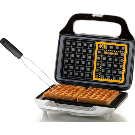 Waffelautomat XL plus Waffelgabel für 2 grosse Belgische Waffeln (1/5)