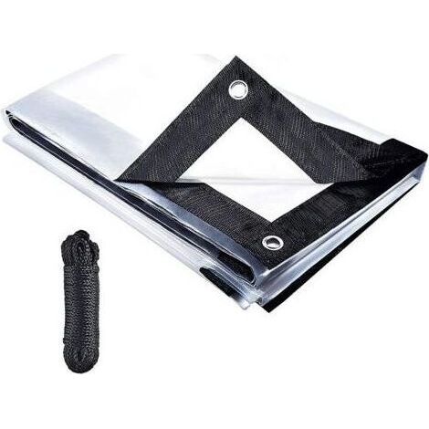 Bâche de Protection en PE Bâche Imperméable et Résistante,Bâche Imperméable à l'eau en PE, 2x3M Bâche de Protection à Oillets Transparent avec corde, coupe-vent, chaud, bâche de pluie, poulai (1/5)