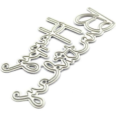 Stanzformen für Metall zum Geburtstag, Schablonen, Scrapbooking, DIY-Album, Stempel, Papierkarten, Prägedekoration (1/5)