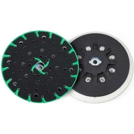 150mm sanding pad with dust extraction - M8 connection thread - replacement for the Festool sanding pad, compatible with Bosch, Makita, etc. 150mm random orbital sanders (1/4)