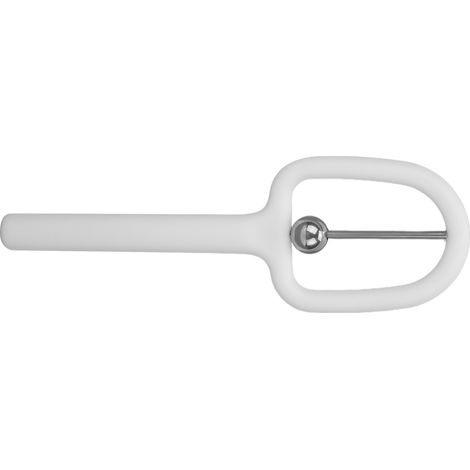 Outil d'exercice pour la langue en forme de U, renforce les muscles buccaux et améliore la flexibilité. Outil d'entraînement de la langue en alliage blanc. (1/5)