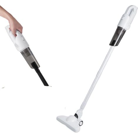 Kabelloser Handstaubsauger mit hoher Saugkraft, tragbarer Autostaubsauger, multifunktional, leistungsstarke Staubentfernung – weiß (1/5)