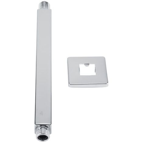 DEESSE SHOP-Keenso Bras de Douche en Acier Inoxydable Brillant pour Pomme de Douche au Plafond de Salle de Bain – Installation Rapide, Convient pour Pomme de Dissimulée – Tube de Bras élégant et Stabl (1/5)