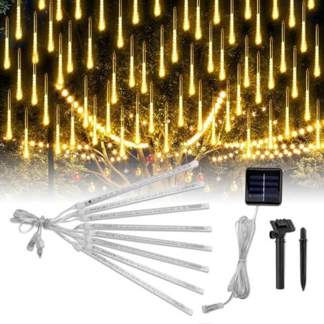 Guirlande lumineuse solaire pour arbres - Noir météore-AquaForge