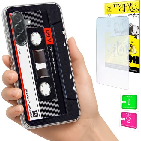 Custodia per Samsung Galaxy A36 / A56, cover fotografica, cover posteriore + vetro 9H (1/5)