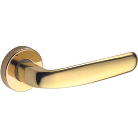 2PZ MANIGLIA "EASY" CON ROSETTA INNOX BRASS (1/2)