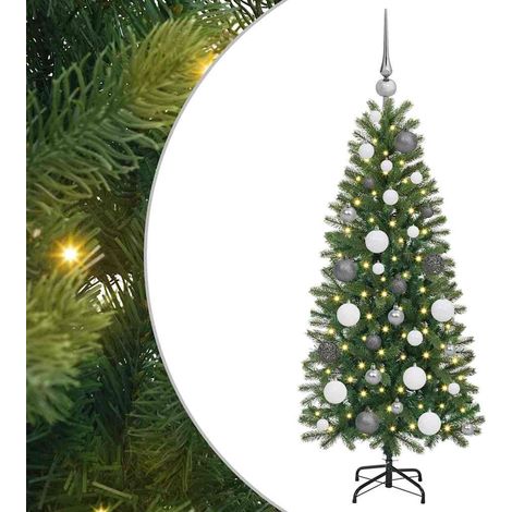 Árbol de Navidad artificial Verde 120 cm PE y PVC vidaXL (1/5)
