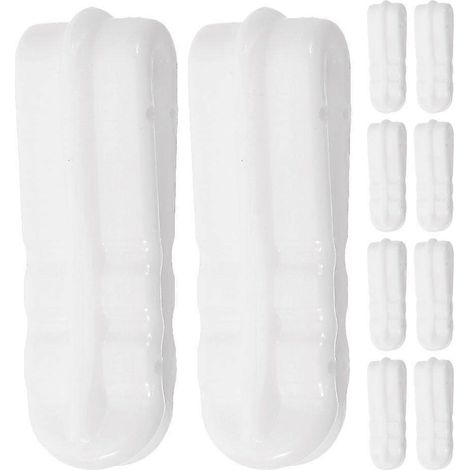 Lot de 10 pinces polyvalentes pour sacs de mise sous vide, faciles à utiliser avec fermeture éclair et compression. (1/2)