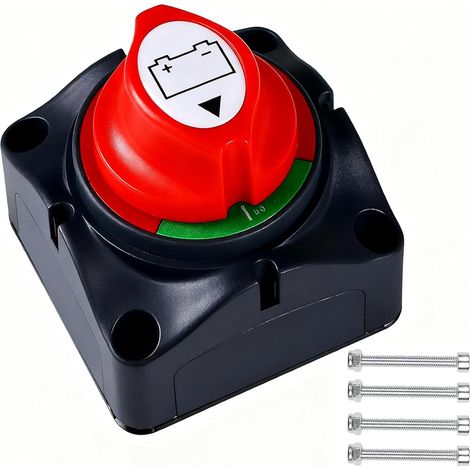 Coupe-batterie 12 V 24 V 48 V 275 A Interrupteur principal 12 V pour bateau, moto, yacht, bus, RV UTV (1/5)