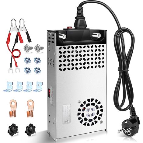 Bloc d'alimentation à commutation amélioré 12 V 30 A 360 W - Transformateur LED 230 V vers 12 V CC 12 V - Convertisseur de tension - Transformateur pour imprimante 3D, chauffage diesel, chauffage (1/5)