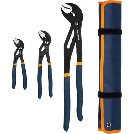 3 Pinces Multiprises 180/250/400 mm Grande Taille (1/5)
