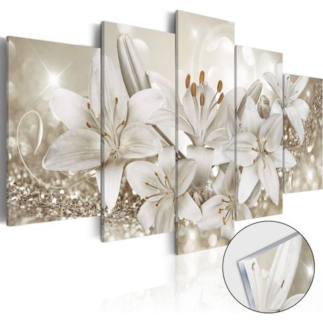 Quadri su vetro acrilico - Queen of Winter [Glass] - 100x50 (1/4)