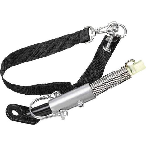 1 Coupleur d'attelage en acier, sangle nylon, connecteur fixation remorque vélo route VTT (1/5)