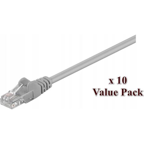 MicroConnect U/UTP CAT5e 5M grigio 10 pezzi