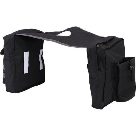 Sac de Selle de Sac de Réservoir de VTT, de Selle de Rangement Imperméable en Tissu Oxford 600D avec Bande Réfléchissante pour Motoneige, UTV, Pochette de Chargement de de Moto (1/5)