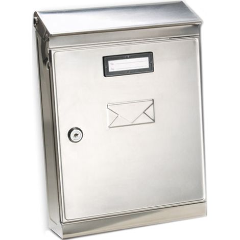 CASSETTA POSTALE "DEAR" ACCIAIO INOX 32X22X7,5CM