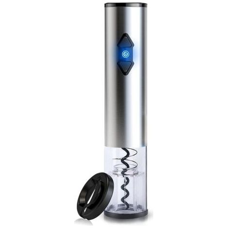 Tire-bouchon électrique, tire-bouchon électrique pour bouteille de vin, facile à utiliser, en acier inoxydable