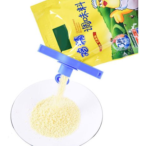 Pinces de Scellage pour Sachets Alimentaires avec Bec Verseur et Clip de Fermeture