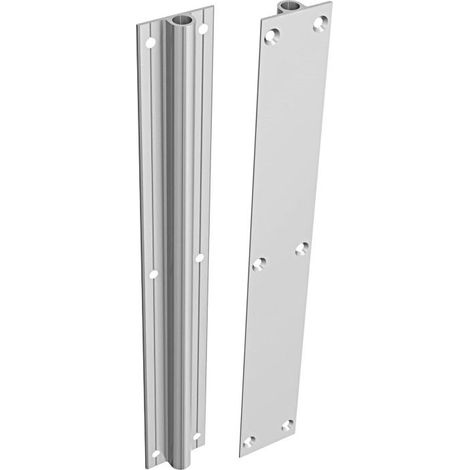 kit enderezador de aluminio modelo annie acabado plata (caja 2)