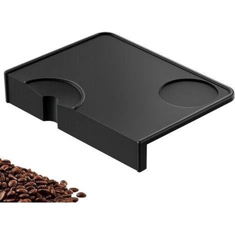 Longziming - Silikon-Espresso-Tampermatte - Premium-Barista-Zubehör mit Kantenschutz - 20,5 × 15 cm - Rutschfeste und wasserdichte Tampermatte für Kaffeemaschinen - (1/5)