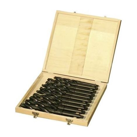 Holzmann Maschinen SPSMK2 SPSMK2 HSS Kit punte a spirale da metallo 10 parti 14.5 mm, 15 mm, 16 mm, 17 mm, 18 mm, 19 mm (1/2)