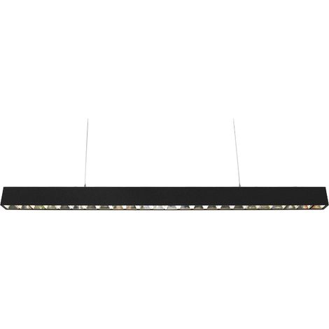 Linéaire LED Noir 1200mm 30W 4000K UGR - Garantie 5 ans Miidex Lighting® (1/6)