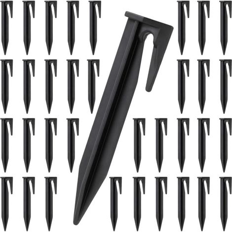 Lot de 150 piquets pour tondeuse robot - Câble délimitation Piquets d'ancrage au sol Accessoires à gazon Crochets compatibles avec Gardena, Husqvarna, Bosch (1/5)