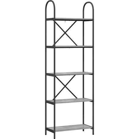 Maison Exclusive - Bücherregal Graues Sonoma 60 x 30 x 183 cm Hol