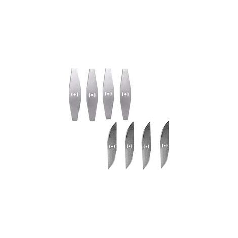 Coupe Bordure Lame De Rechange, 24V Coupe Bordure sans Fil avec Batterie Lame en Métal, Debroussailleuse Electrique Accessoires, pour Coupe Bordure sans Fil Garniture De Jardin,Metal Blade