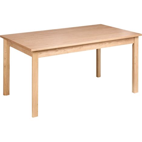 Dining Table GISELA Light Oak 160 cm 90 cm