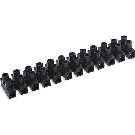 FPLUS regleta conex. 6 mm.negra x10 uds. (ref.206-n) , Regletas de conexión de polipropileno y acero galvanizado para asegurar los empalmes eléctricos.

VENTAJAS
Corte fácil
Tornil