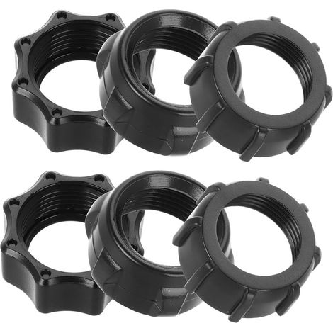 Lot de 6 Anneaux de Fixation à Visser pour Support Téléphone Voiture, Écrous Compatibles Chargeur sans Fil, Accessoires Universels Ajustables pour Usage Automobile Quotidien (1/5)