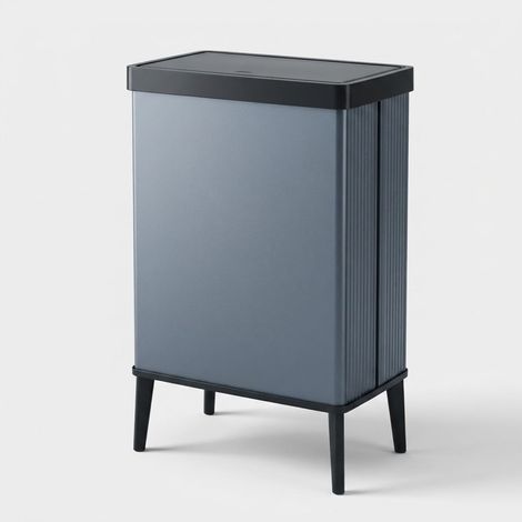Keter VERTO High Pearly Blue Mülleimer (1/2)