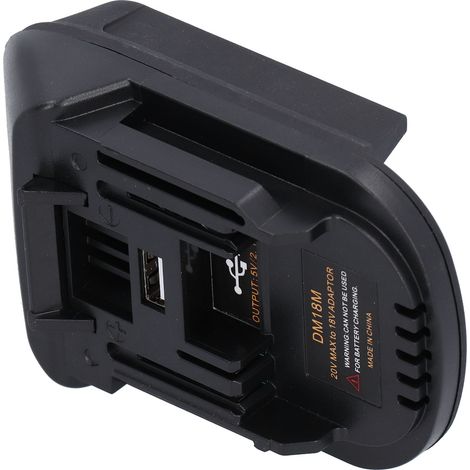Adaptateur secteur pour outils électriques au lithium Milwaukee, accessoires industriels 18 V DM18M (1/5)