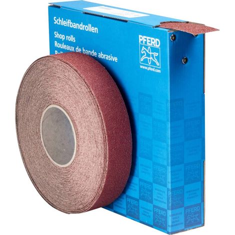 Rouleau de bande abrasive SBR A avec dévidoir PFERD - Grain: 40