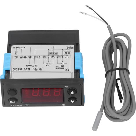 Régulateur de température dégivrage Thermostat de refroidissement affichage numérique AC 220V pour refroidisseur