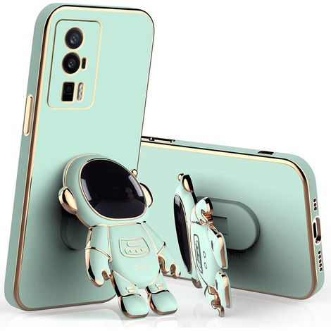 Electro Case Set für Xiaomi Poco F5 Pro, Astronaut, Grün + Glas (1/2)