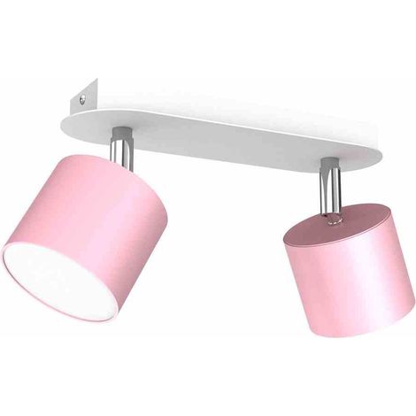 Plafonnier spot DIXIE Milagro 2x20W GX53 rose blanc (1/5)