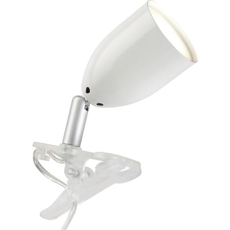 Brilliant Klemmleuchte Leo 11 x 6 cm GU10, 3 W, warmweiß Nachttischlampen (1/2)
