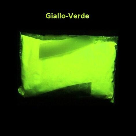 Pigmento colore fosforescente da 20 o 50 gr x resina epossidica fai da te legno colore principale: giallo/verde 20 grammi