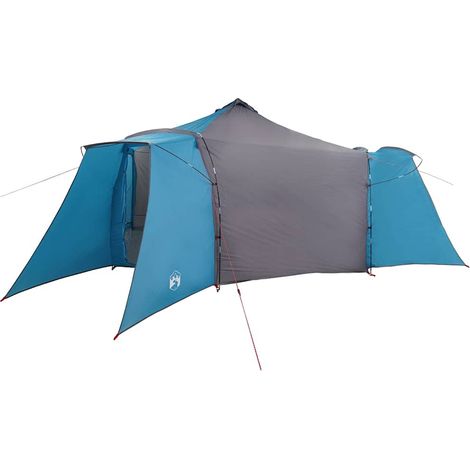 vidaXL Carpa Tipi 8 persona Azul tafetán (1/2)