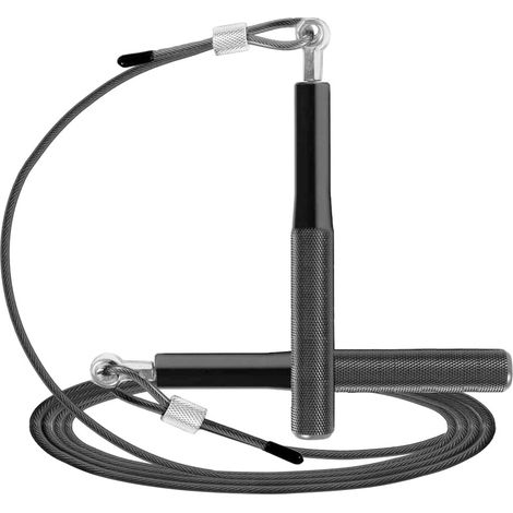 Corde à sauter, corde à sauter rapide pour l'entraînement et le fitness, corde à sauter d'exercice ajustable (1/5)