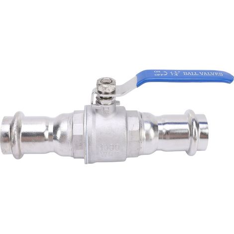 Robinet à bille à pression en acier inoxydable 304, port complet DN32 1 1/4 pouces pour Applications industrielles. (1/5)