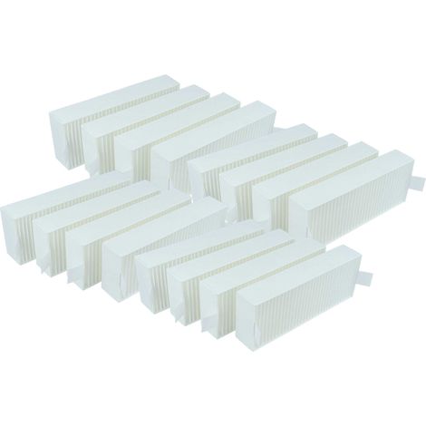 vhbw 16x filtro compatibile con Siemens EX875LX67E/02, EX875LX67E/01, EX875LX67E/25, EX875LX67E/20, EX875LX67E/03 cappa da cucina, carta filtrante