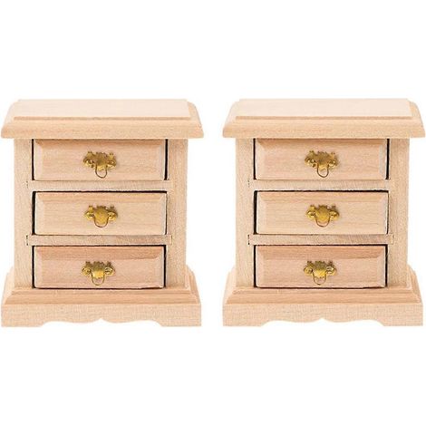 Lot de 2 tables de chevet - Meubles de chevet - Décoration de lit (1/5)