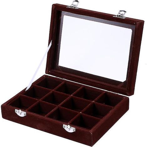 boîte à bijoux en bois à grille (1/3)