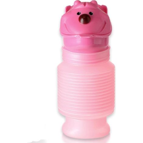 Urinoir rétractable 600 ml pour homme et femme Portable Urinoir d'urgence réutilisable Pour camping, voiture, voyage, embouteillage et file d'attente