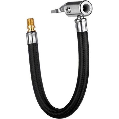 Adaptateur de tuyau d'extension pour embout de gonflage de pneu de voiture de 10 cm (1/5)